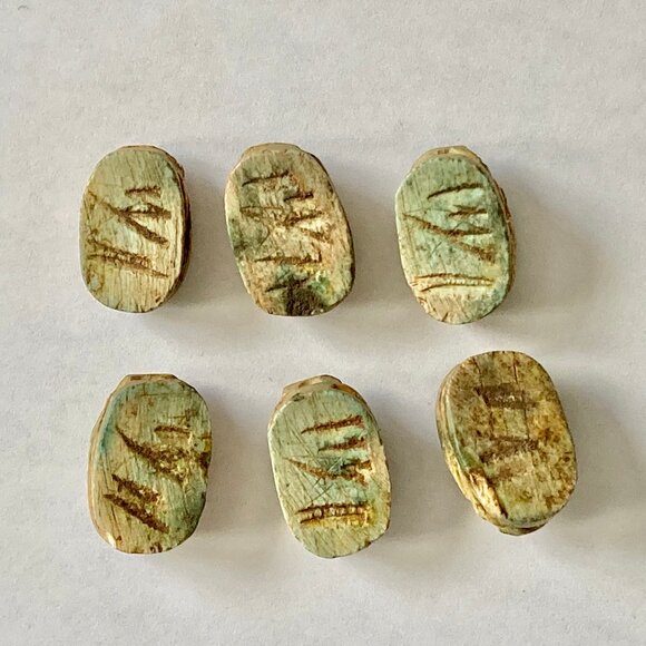Genuine Egyptian Scarabs for Jewelry Making - Picture 3 of 5